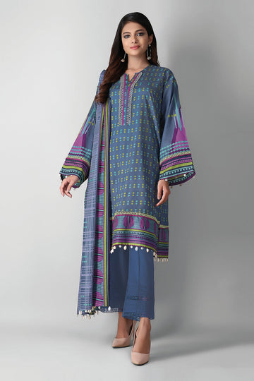 A21323 Grey Khaadi Autumn Collection 2021